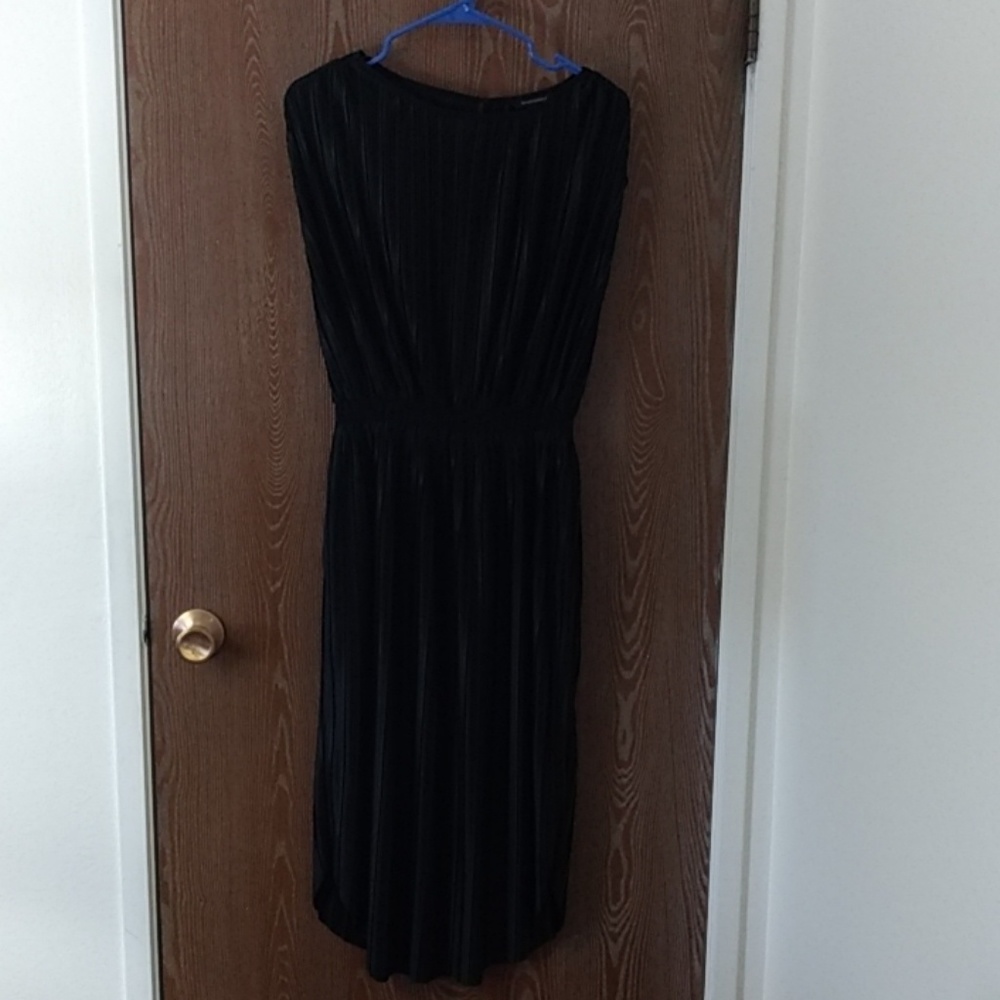 Banana Republic Black Pleated Dress